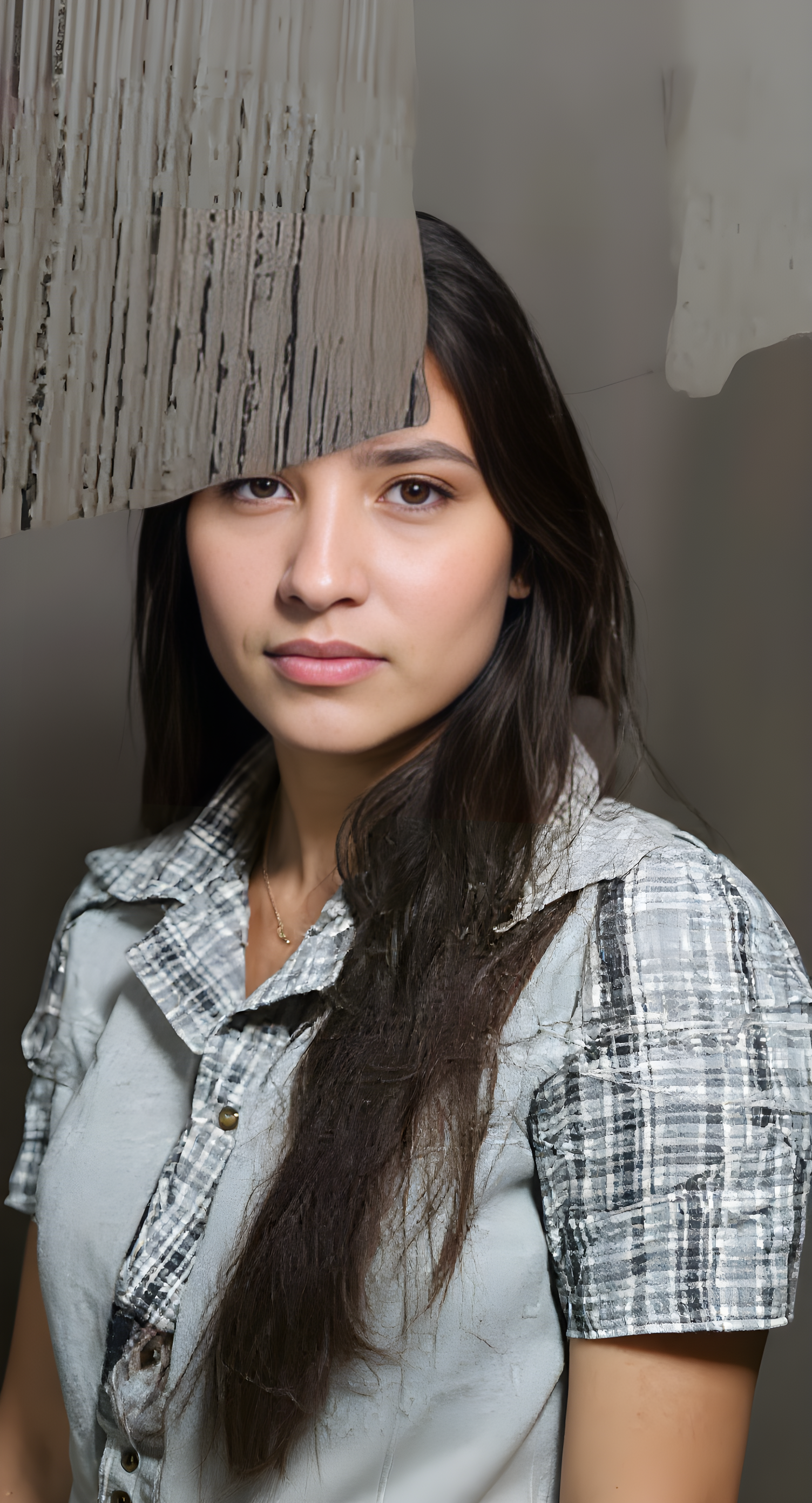 Depois - Foto destruida restaurada